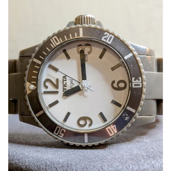 Invicta Angel Lady Swiss Quartz 30 M Water Resistant Model 1213 Dark Gray Watch - Picture 2 of 12